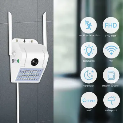 WaterProof Wall Lamp 3MP Outdoor IP Camera