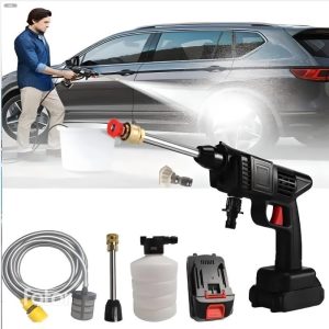 Bike Car washer Gun Machine Rechargeable with 48V Double Battery - Image 3