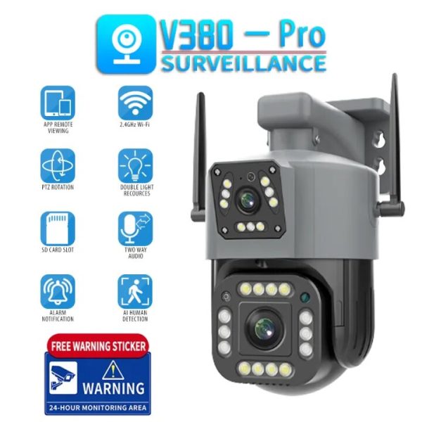 V10 OUTDOOR LAN V380 PTZ CAMERA 2.0 MP