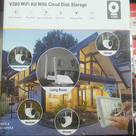 V380 WiFi Kit NVR 4 cctv all in one