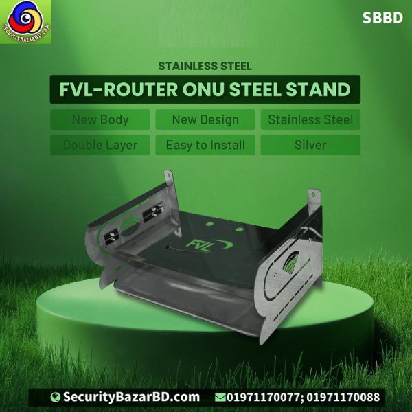 WIFI ROUTER & ONU STAINLESS STEEL STAND